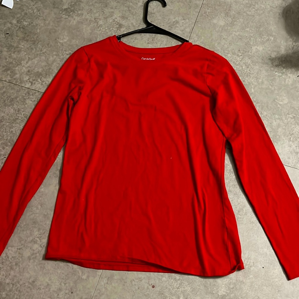 Red long sleeve shirt. From old navy size small